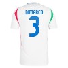 Maillot de Supporter Italie DiMarco 3 Extérieur Euro 2024 Pour Homme